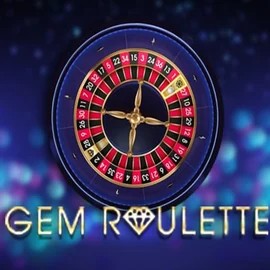 Gem Roulette slot logo by iSoftBet at BetFriday Casino