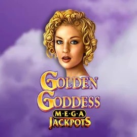 Golden Goddess Megajackpots slot visual from IGT available on betfridays.com