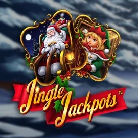 Jingle Jackpots slot visual from Dragon Gaming available on betfridays.com