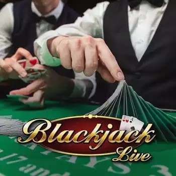 Live Blackjack game by Evolution – logo hosted on BetFriday Casino
