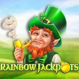 Rainbow Jackpots online game logo by Red Tiger Gaming on betfridays.com