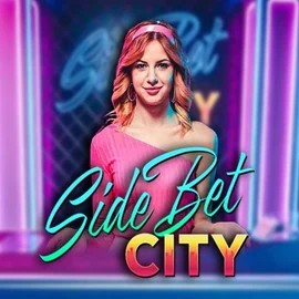 Side Bet City online game logo by Evolution on betfridays.com