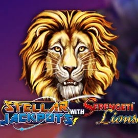 Stellar Jackpots with Serengeti Lions by Lightning Box Game, showcased at betfridays.com – game logo